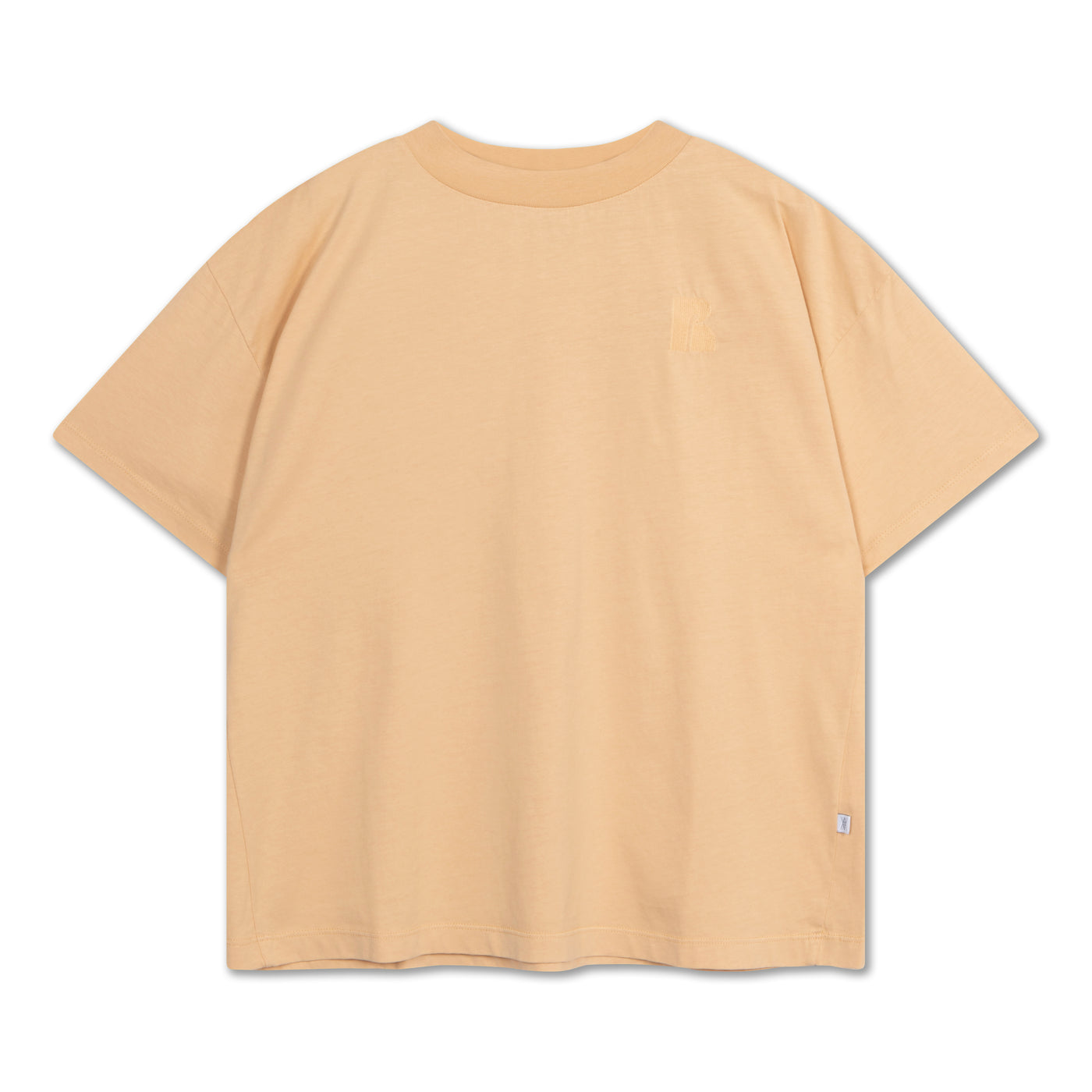 oversized boxy tee - warm beige