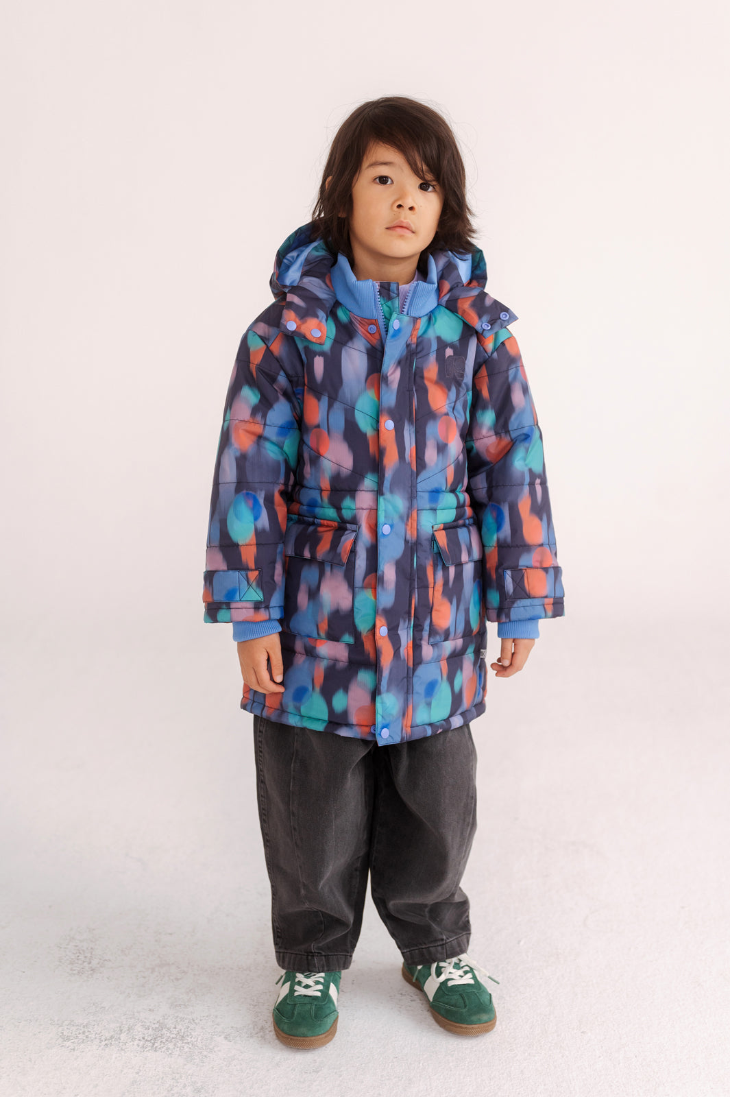 parka puffer - daze print