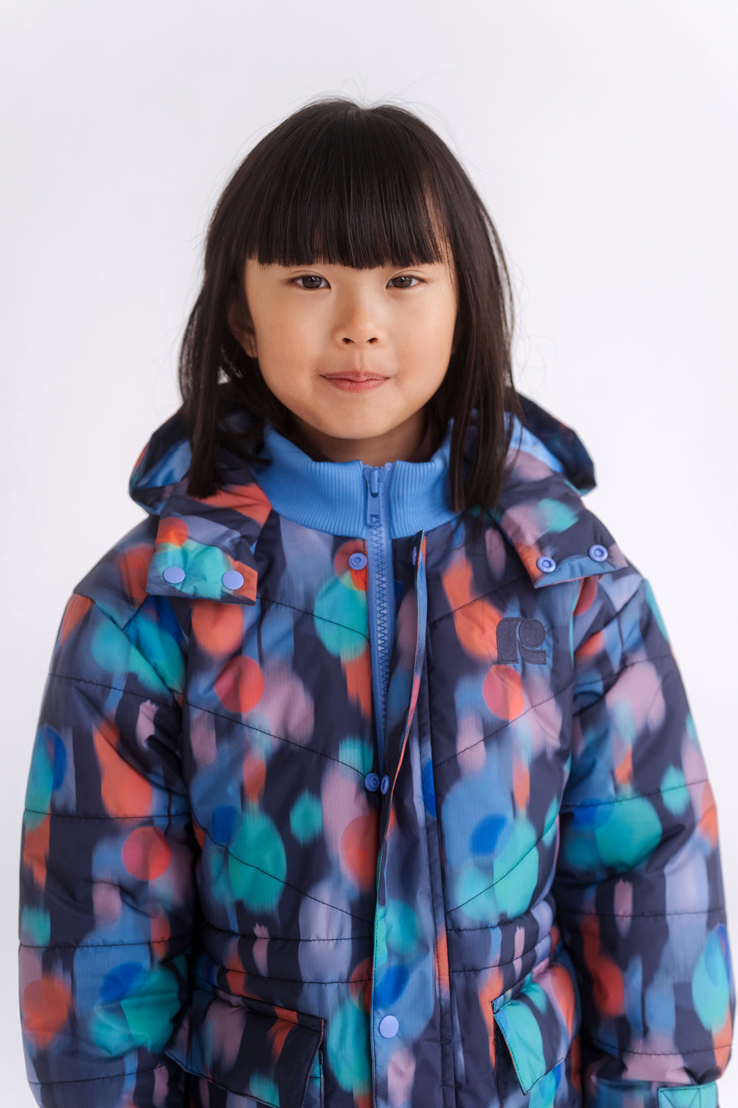 parka puffer - daze print