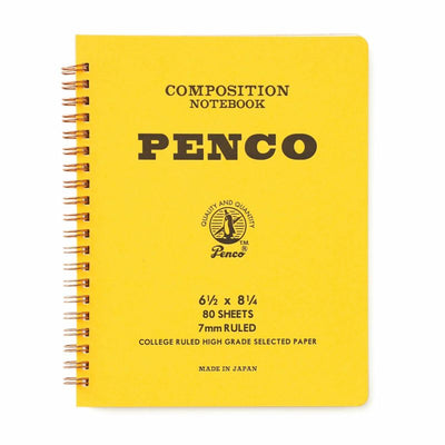 Penco Coil Notebook Large - Yellow