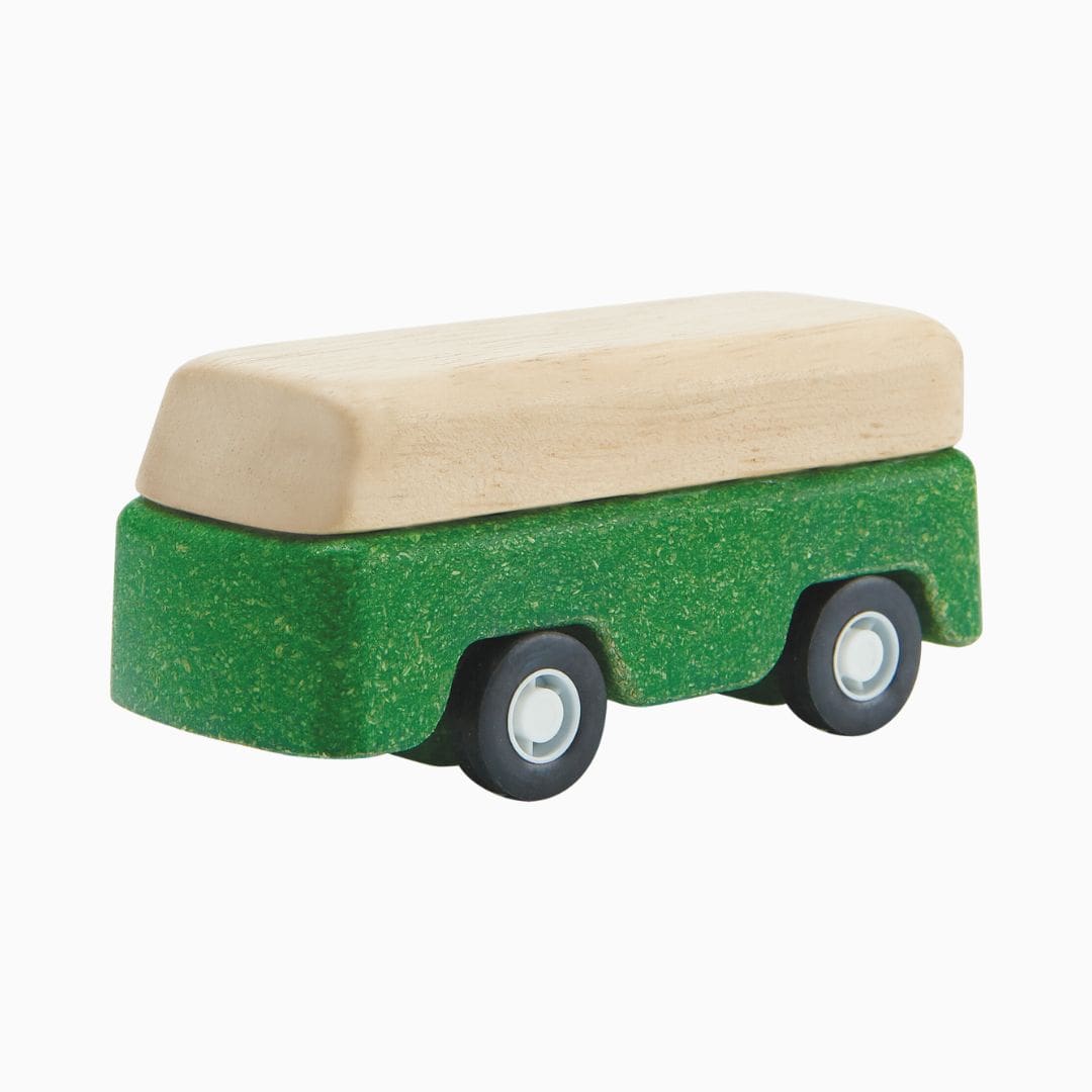 Plan Toys - bus green