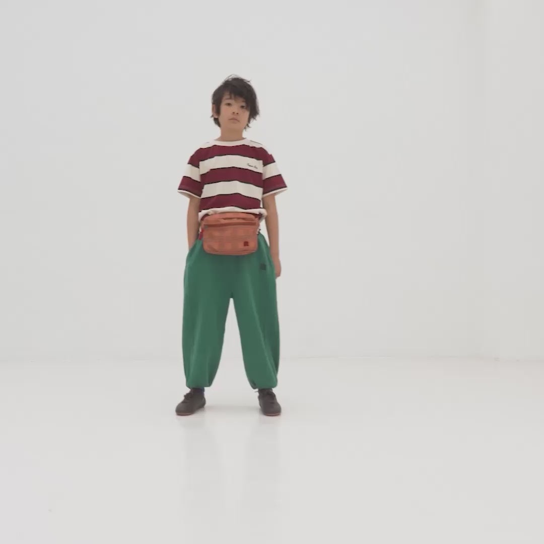 tee shirt - mulberry stripe