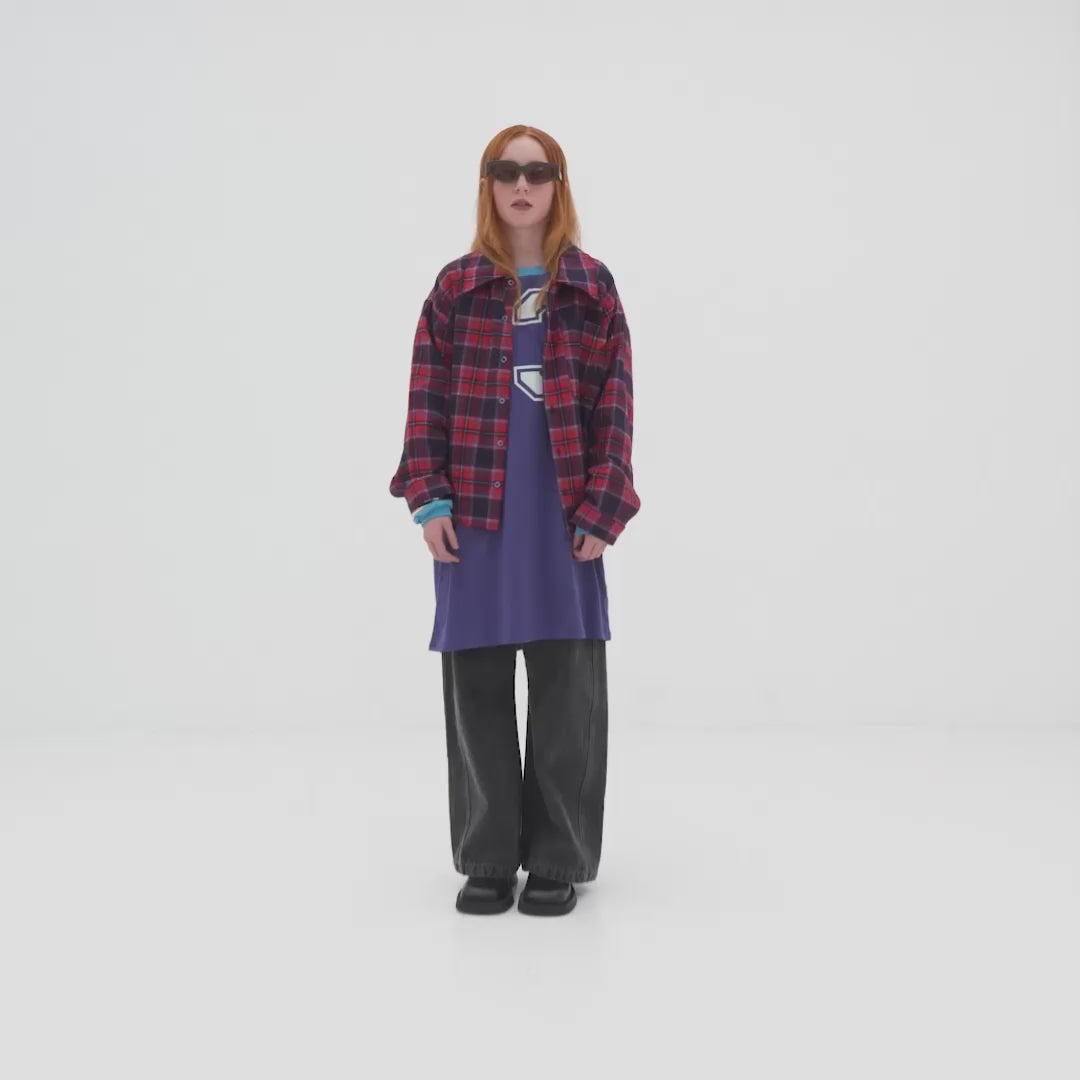 shirt - firecracker horizon check