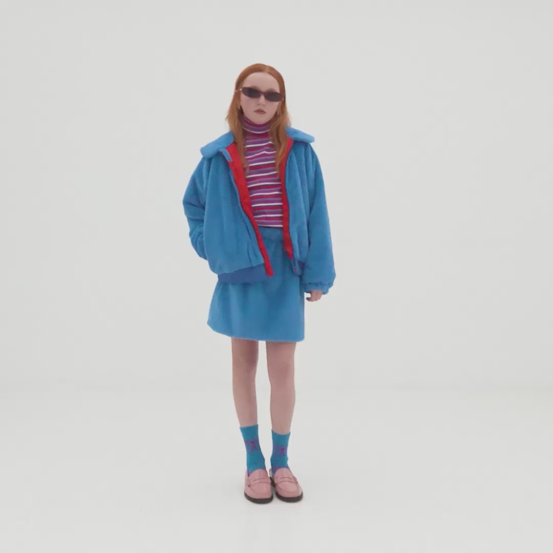 turtle neck - multi colour stripe