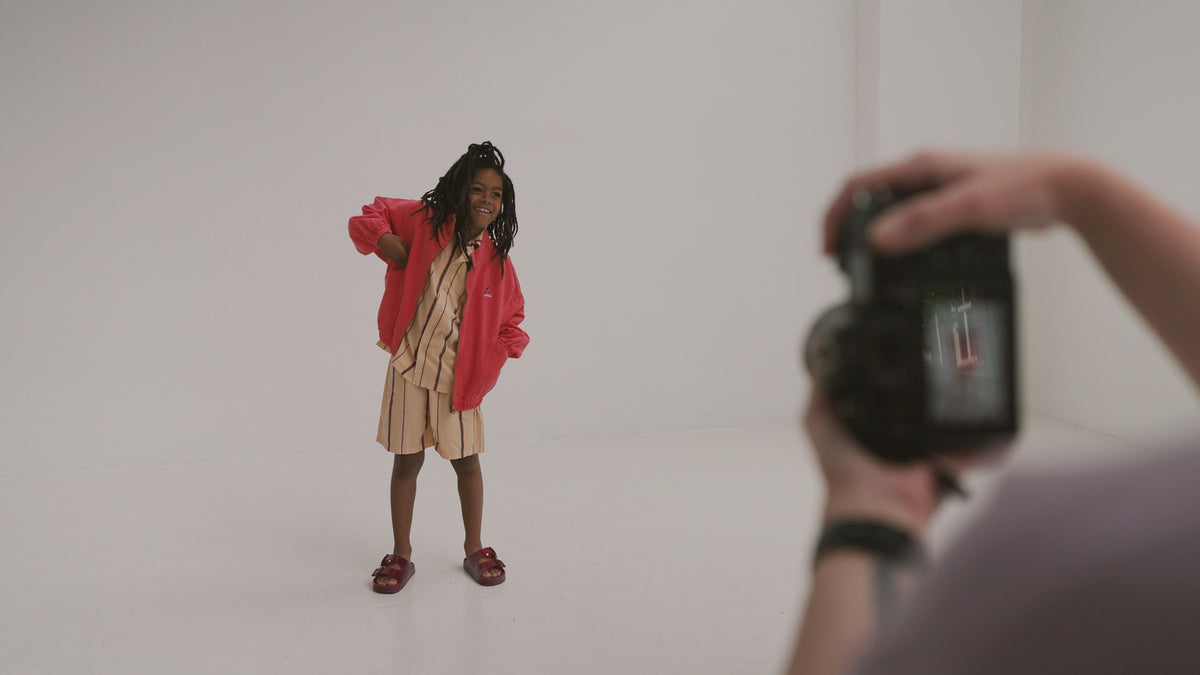 windbreaker - washed flame red