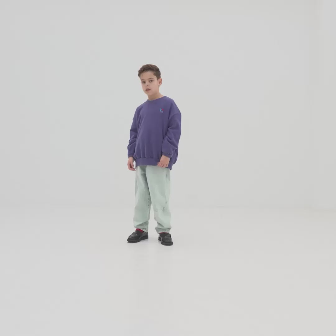 cozy drop sweater - eclipse blue
