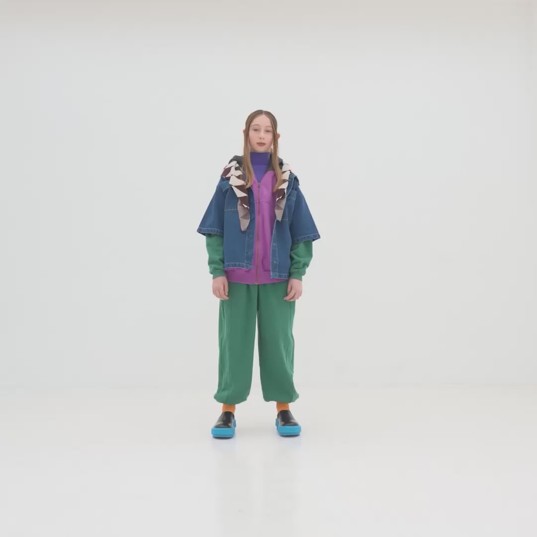loose fit sweatpants - forest scout