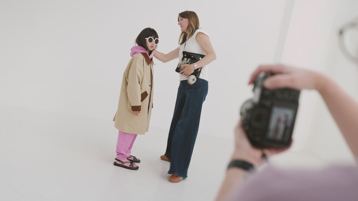 oversized boxy coat - sand
