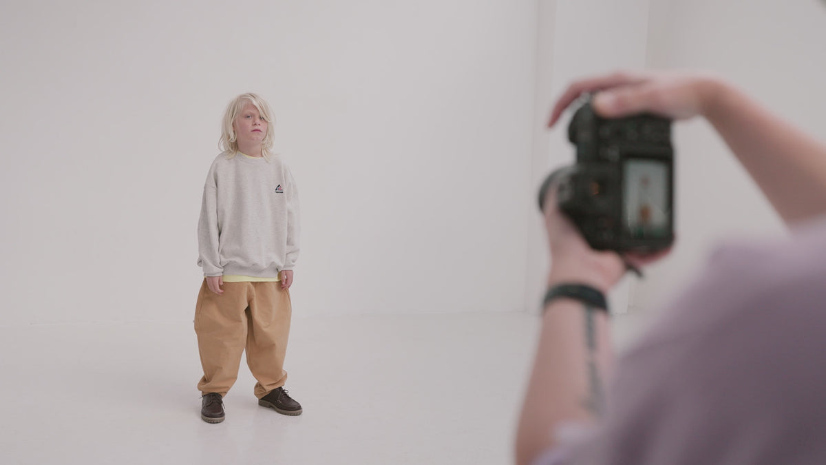 cozydrop sweater - light mixed cream