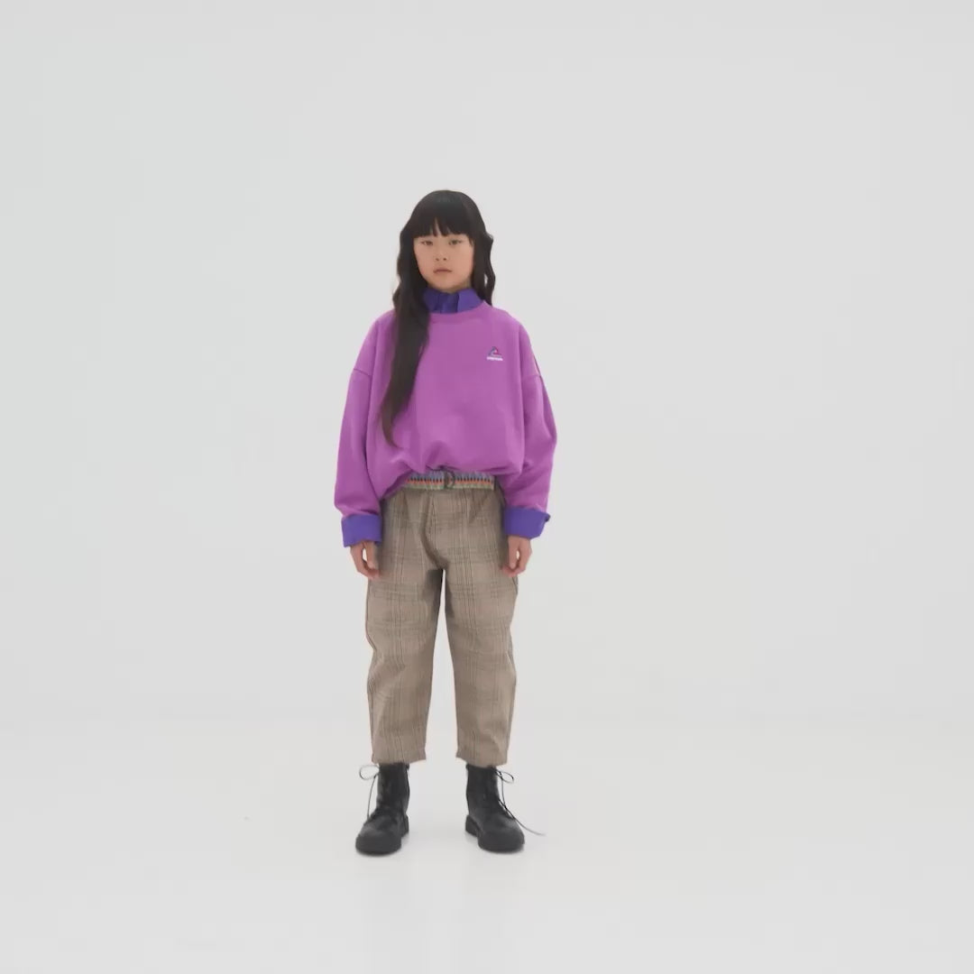 cozy drop sweater - purple orchid