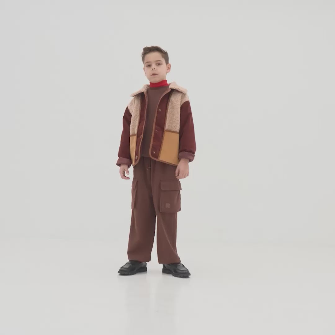 teddy jacket - mulberry rocket