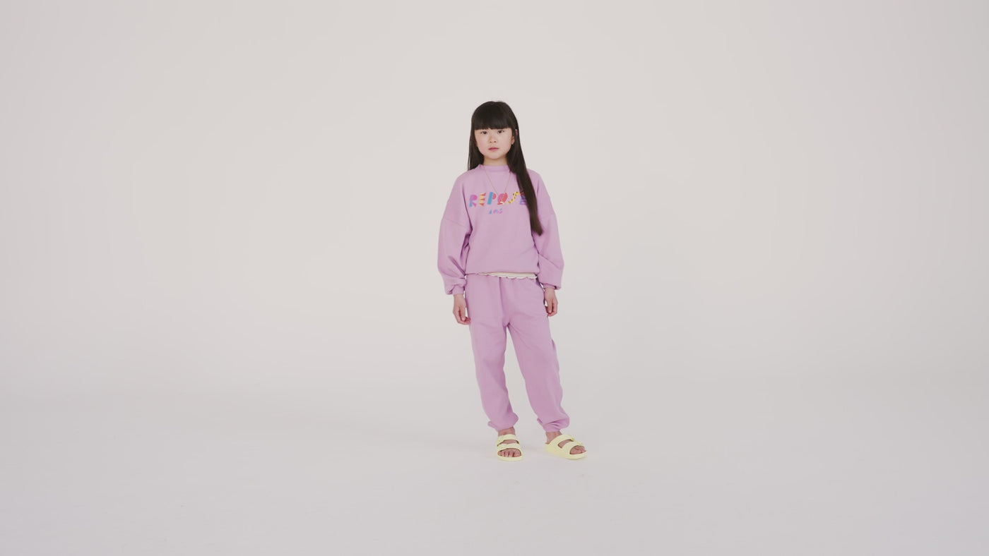 sweatpants - dusty orchid pink