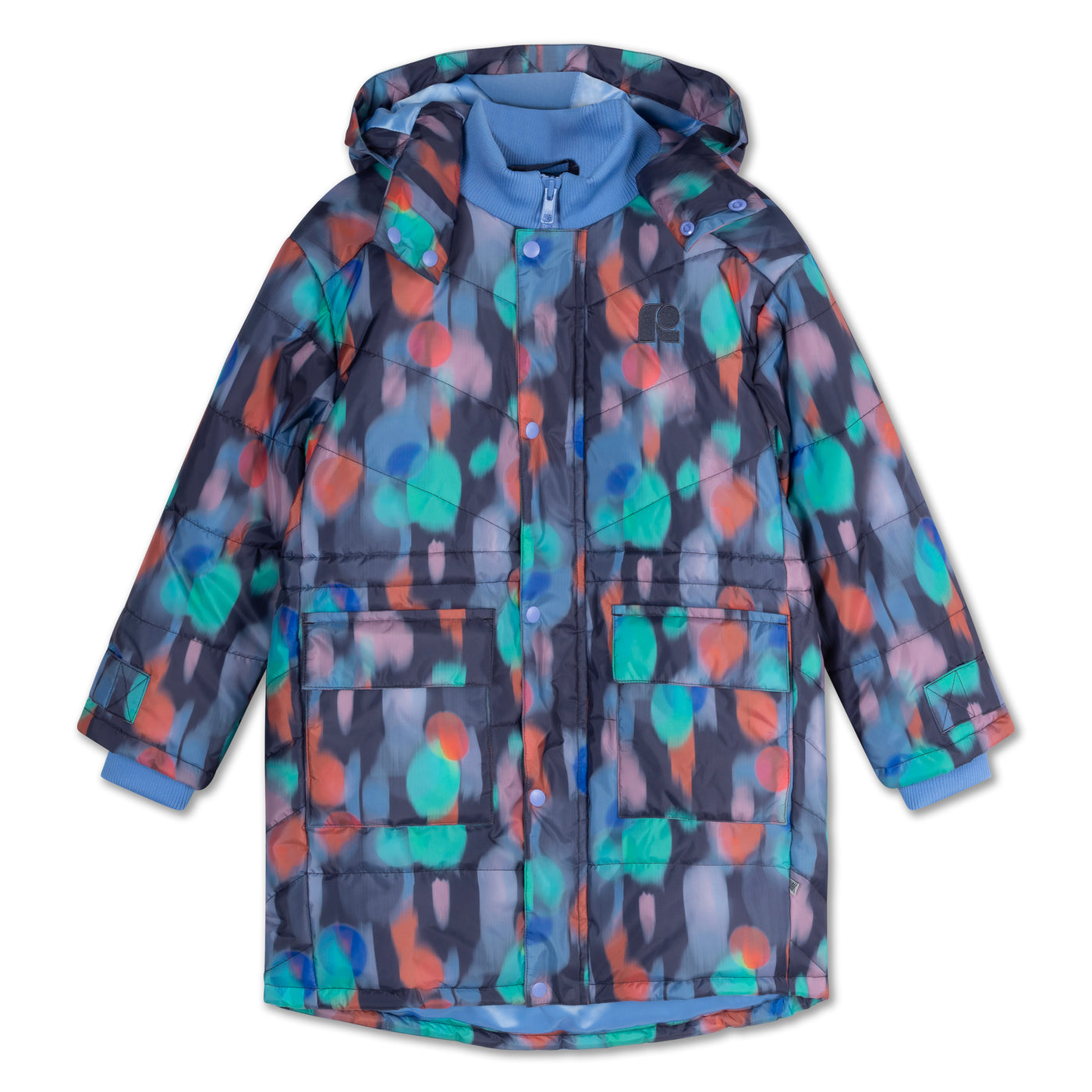 parka puffer - daze print