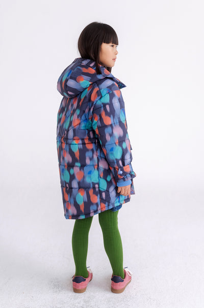 parka puffer - daze print