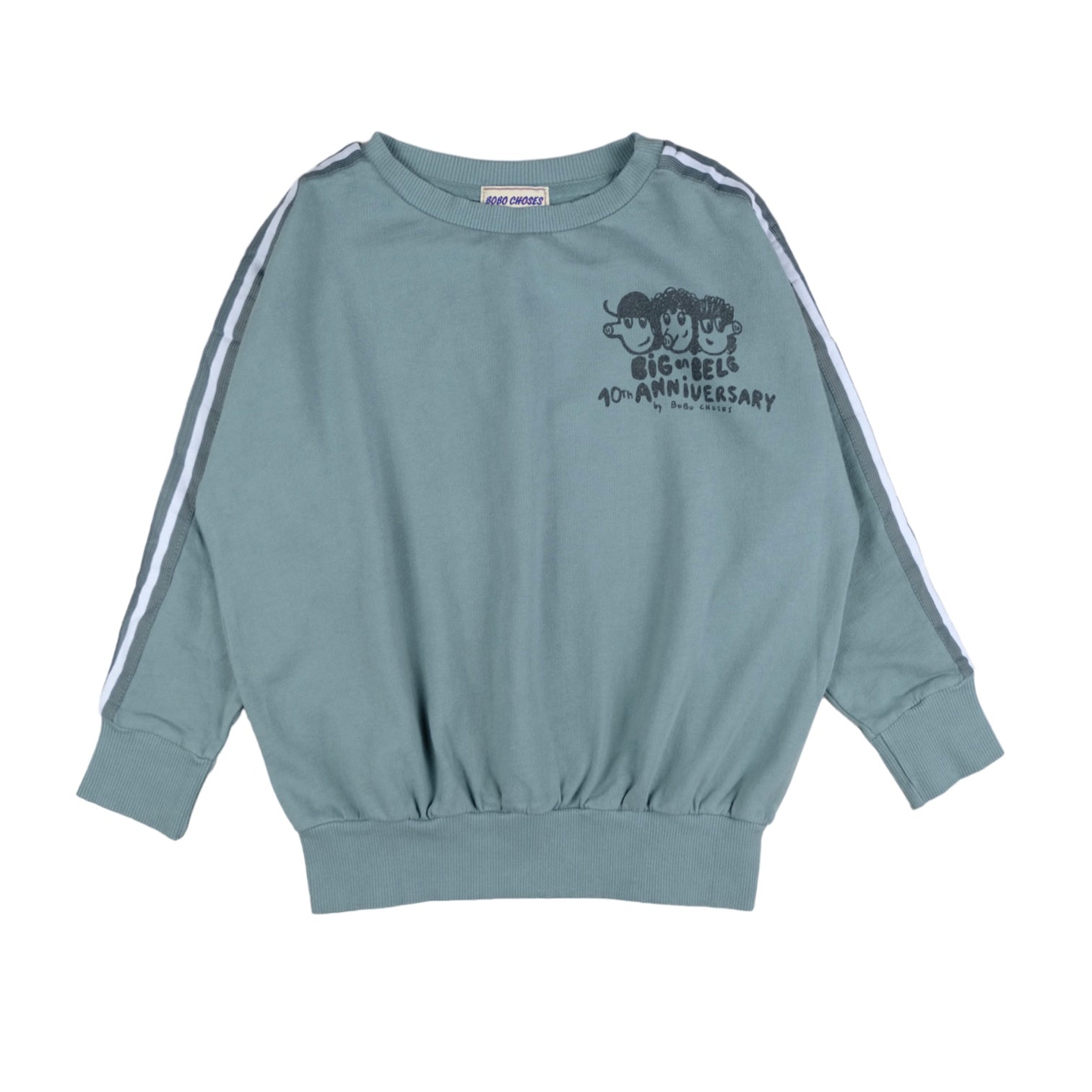 Bobo Choses - sweatshirt dusty blue 6/7y