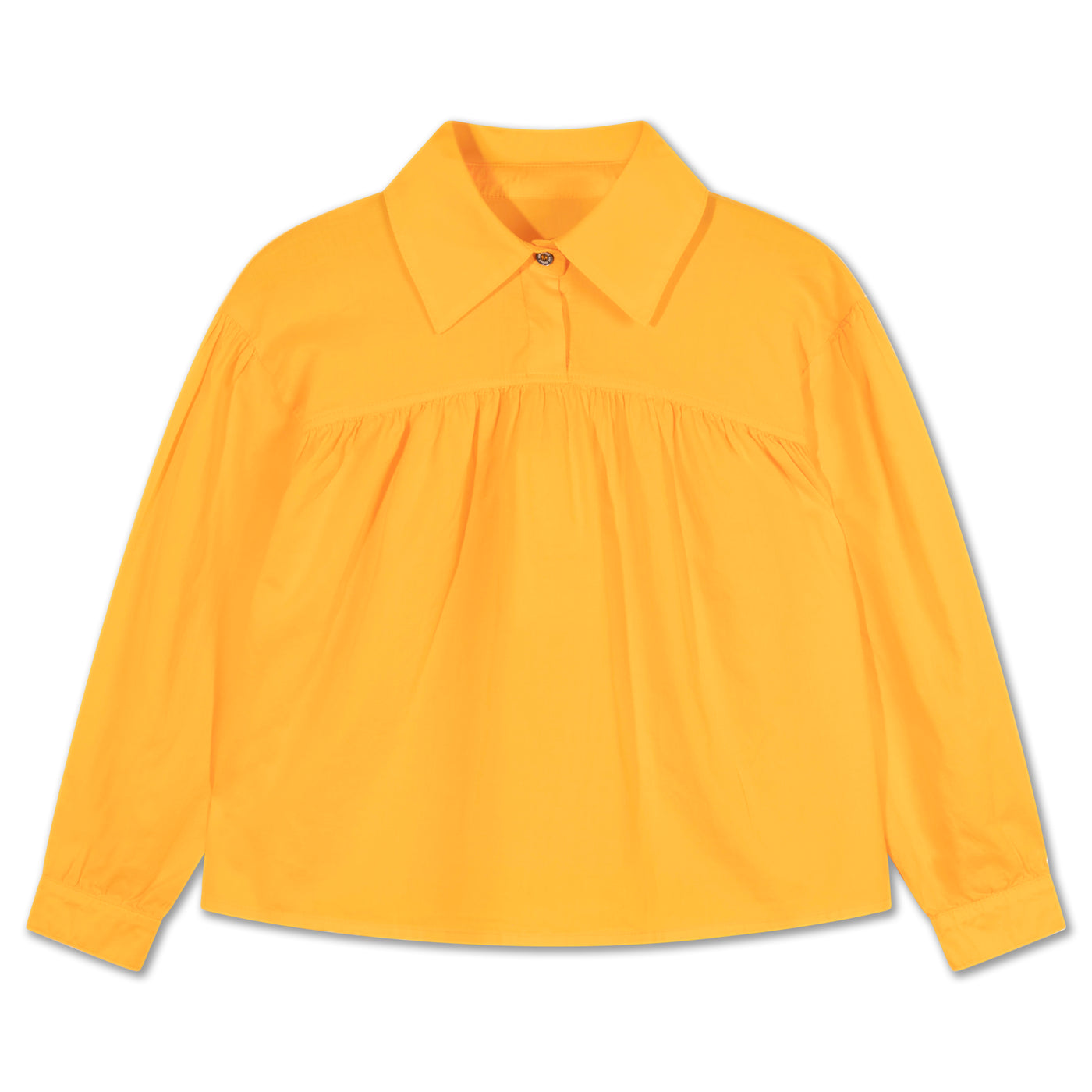 at ease blouse - glory orange