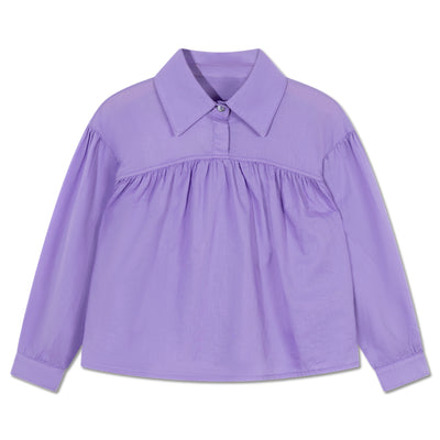 at ease blouse - violet violet