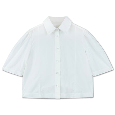 blouse - fancy white