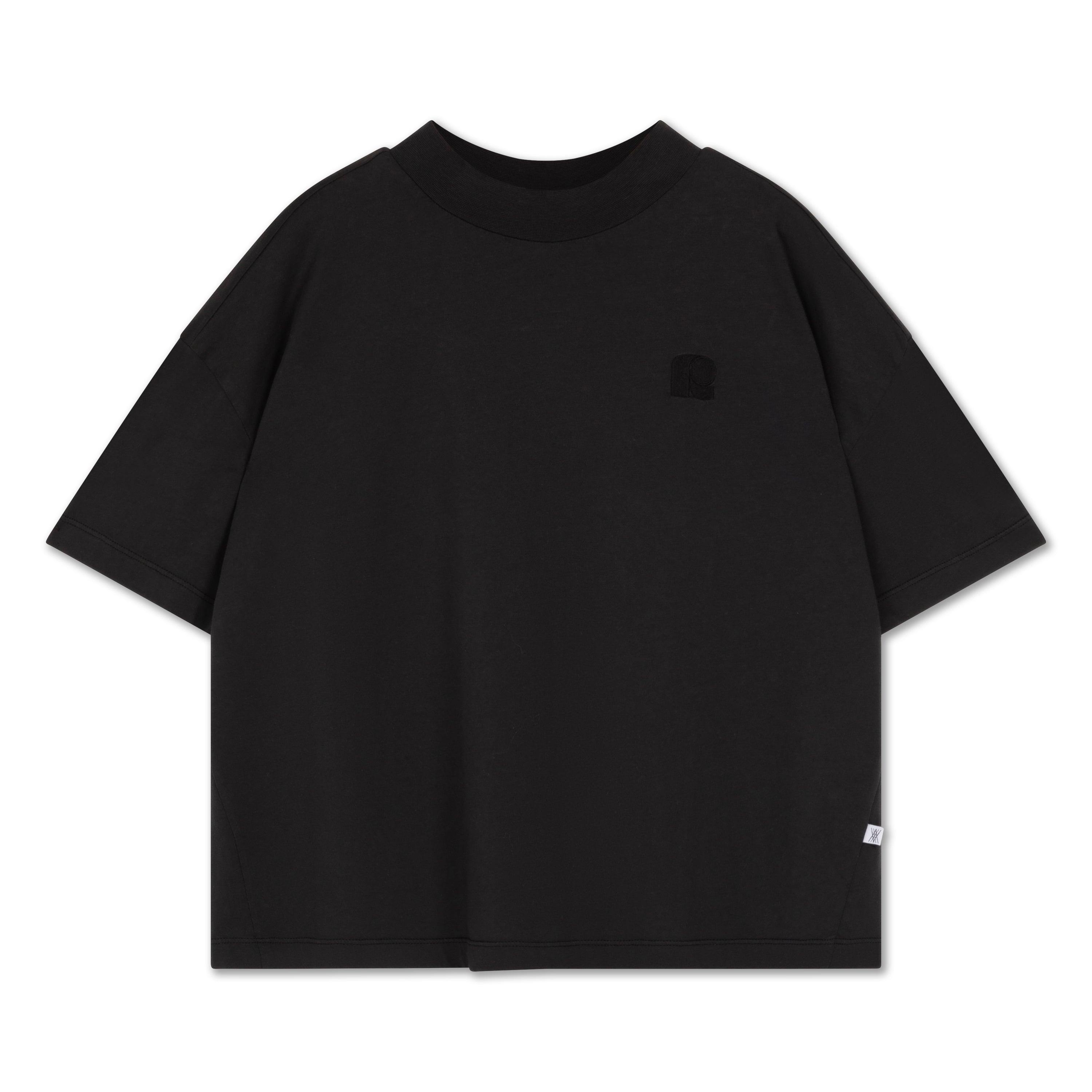 Boxy-T-Shirt – Thunder Black