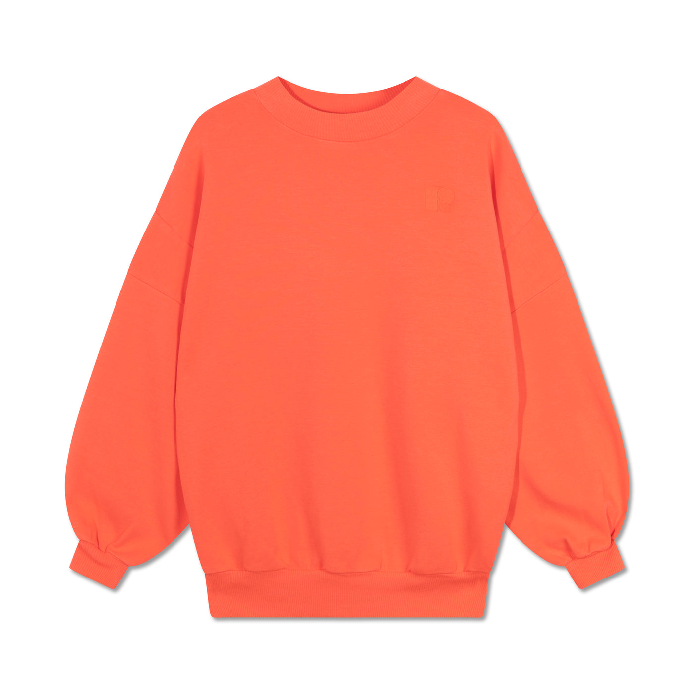 crewneck sweater - flow coral