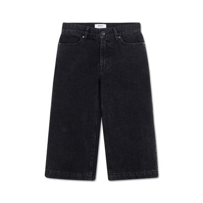 culotte pants  - washed black