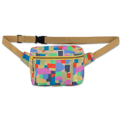 fanny pack - graphic color block