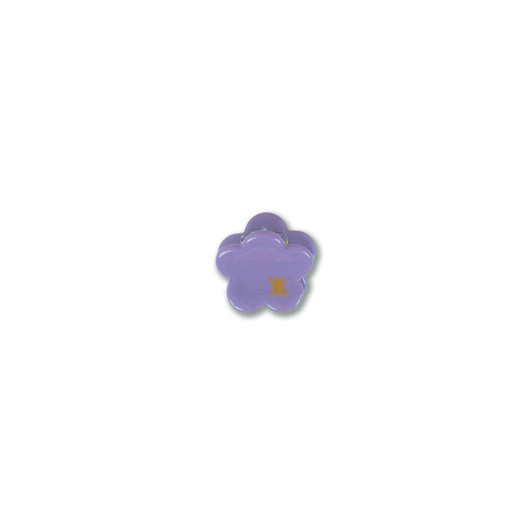 flower hair clamp small - violet
