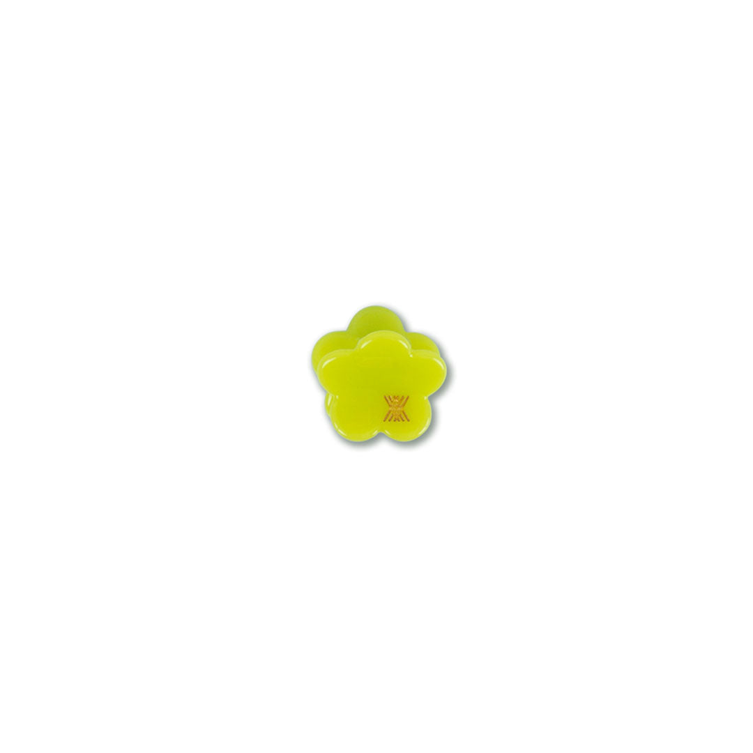 flower hair clamp small - lime