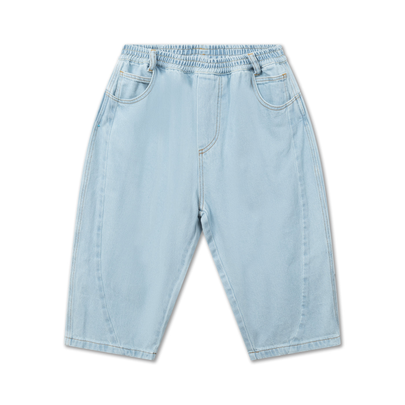 wide pant - bleached light blue