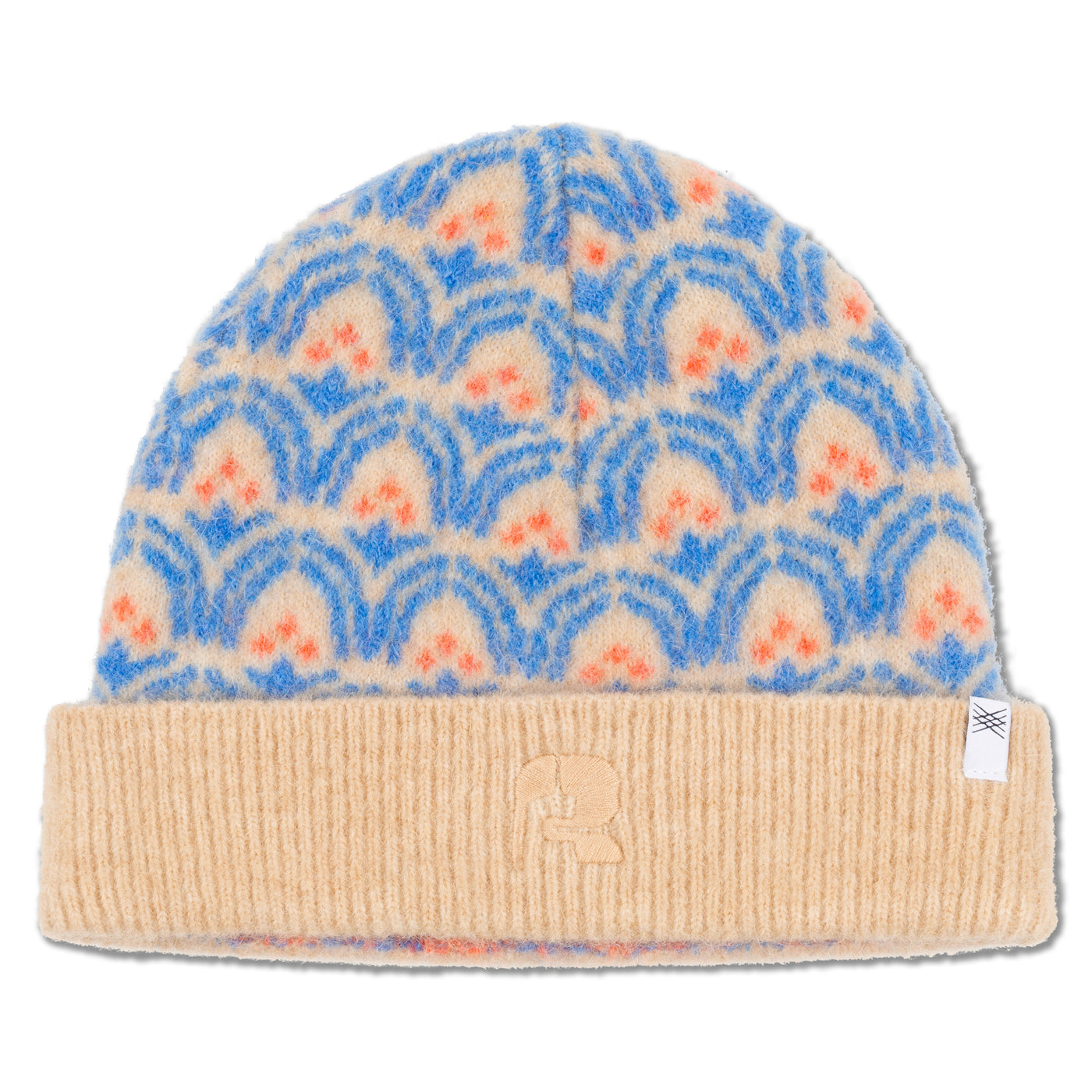 knit hat - arch jacquard