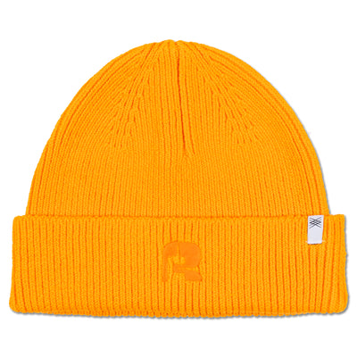 knit hat - glory orange