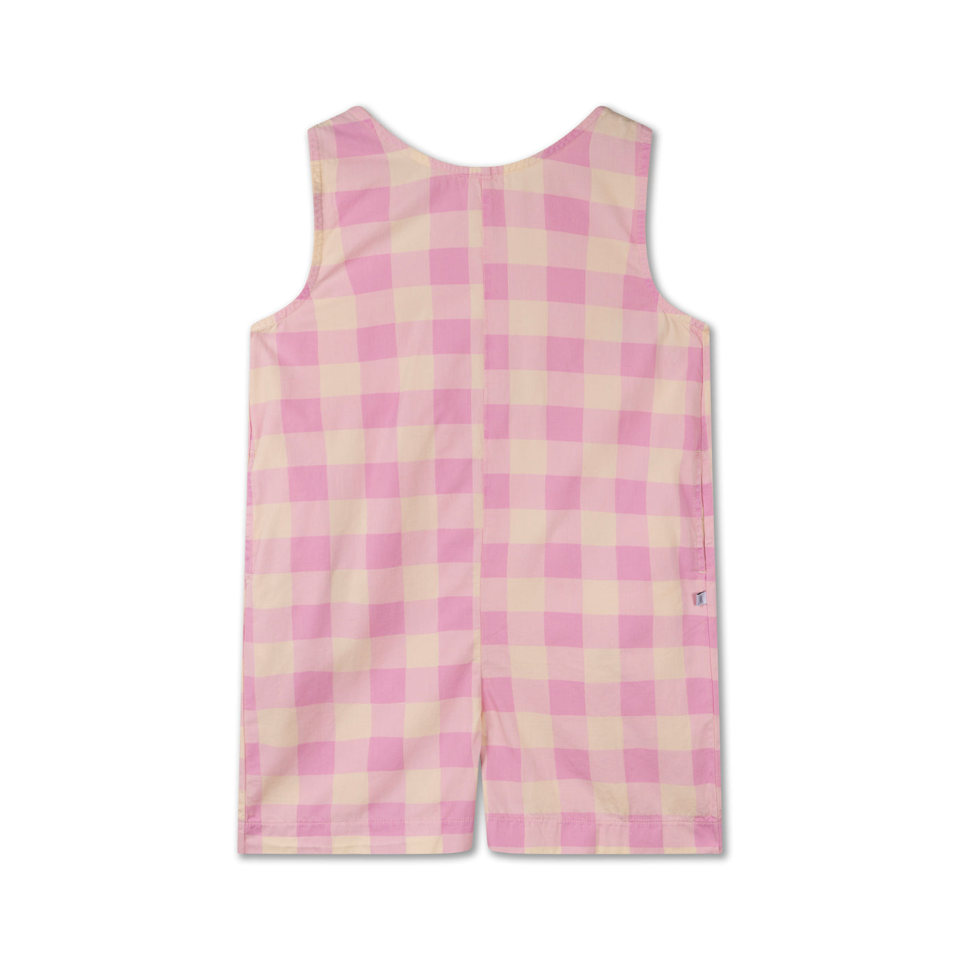 woven one suit - sand pink BB check