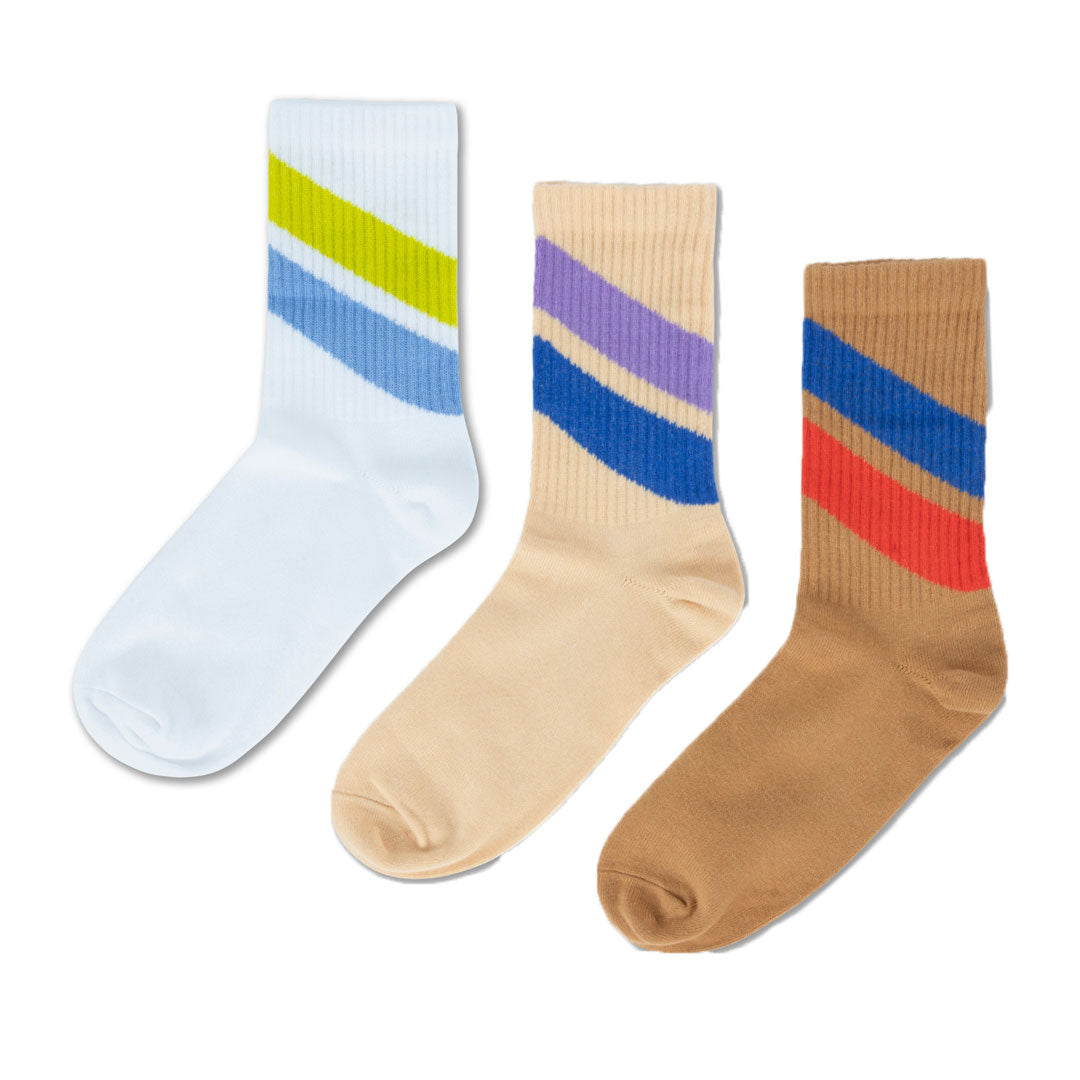 sporty socks - 3-pack stripe