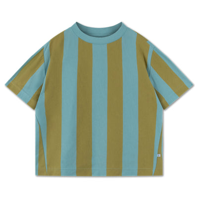 tee shirt - golden reef block stripe