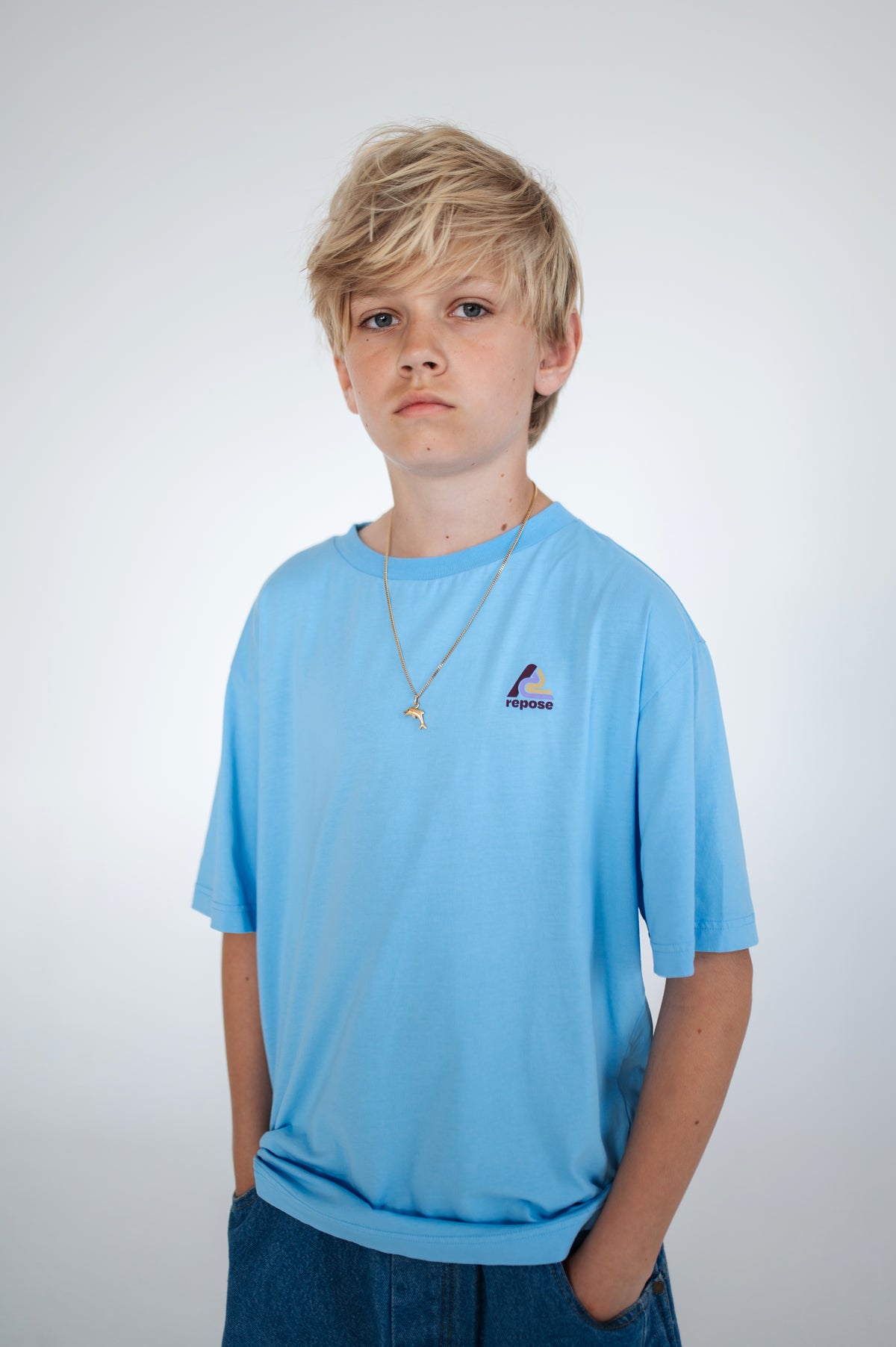 tee shirt - summer day blue