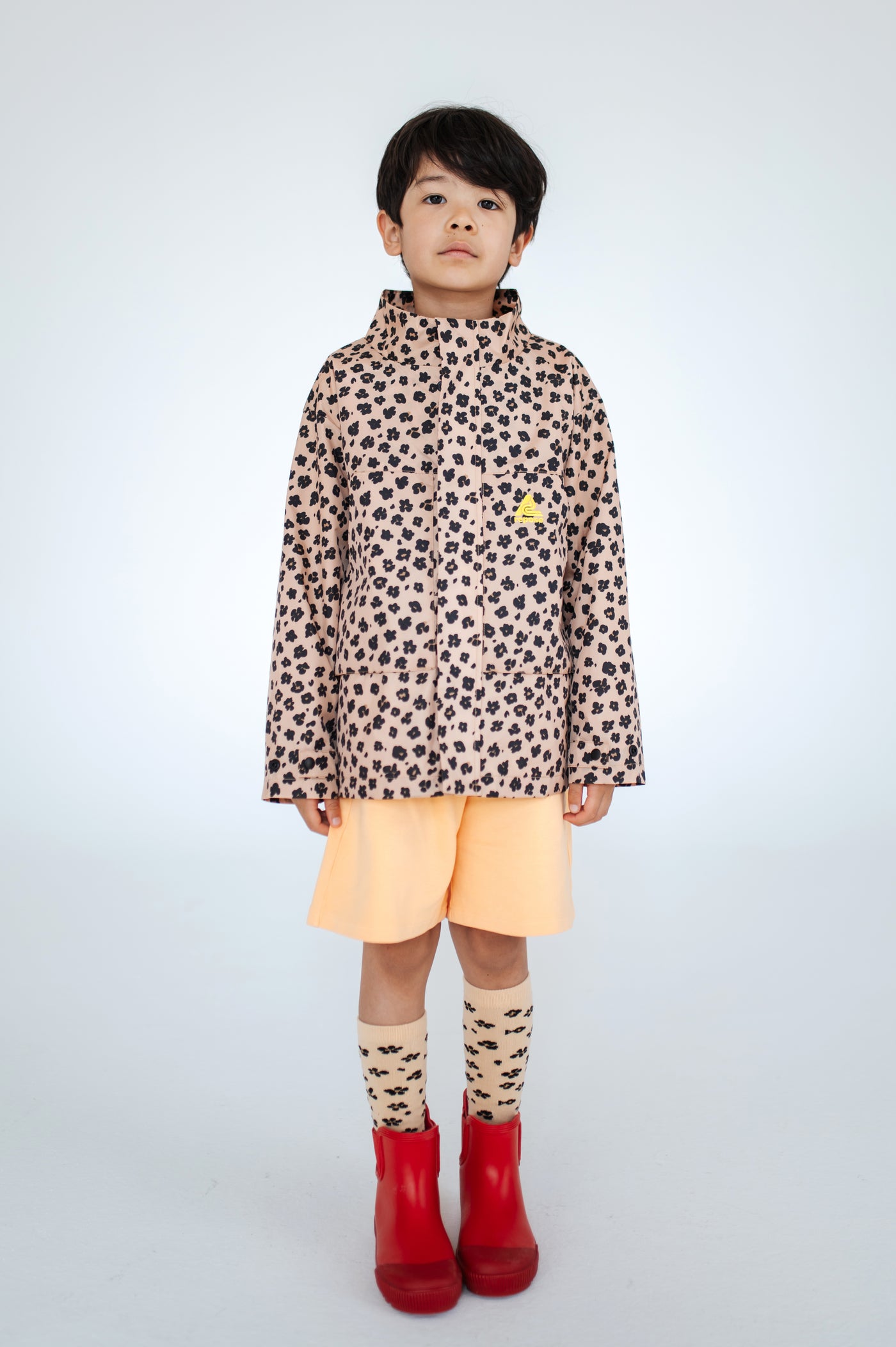 summer jacket - leopard flower