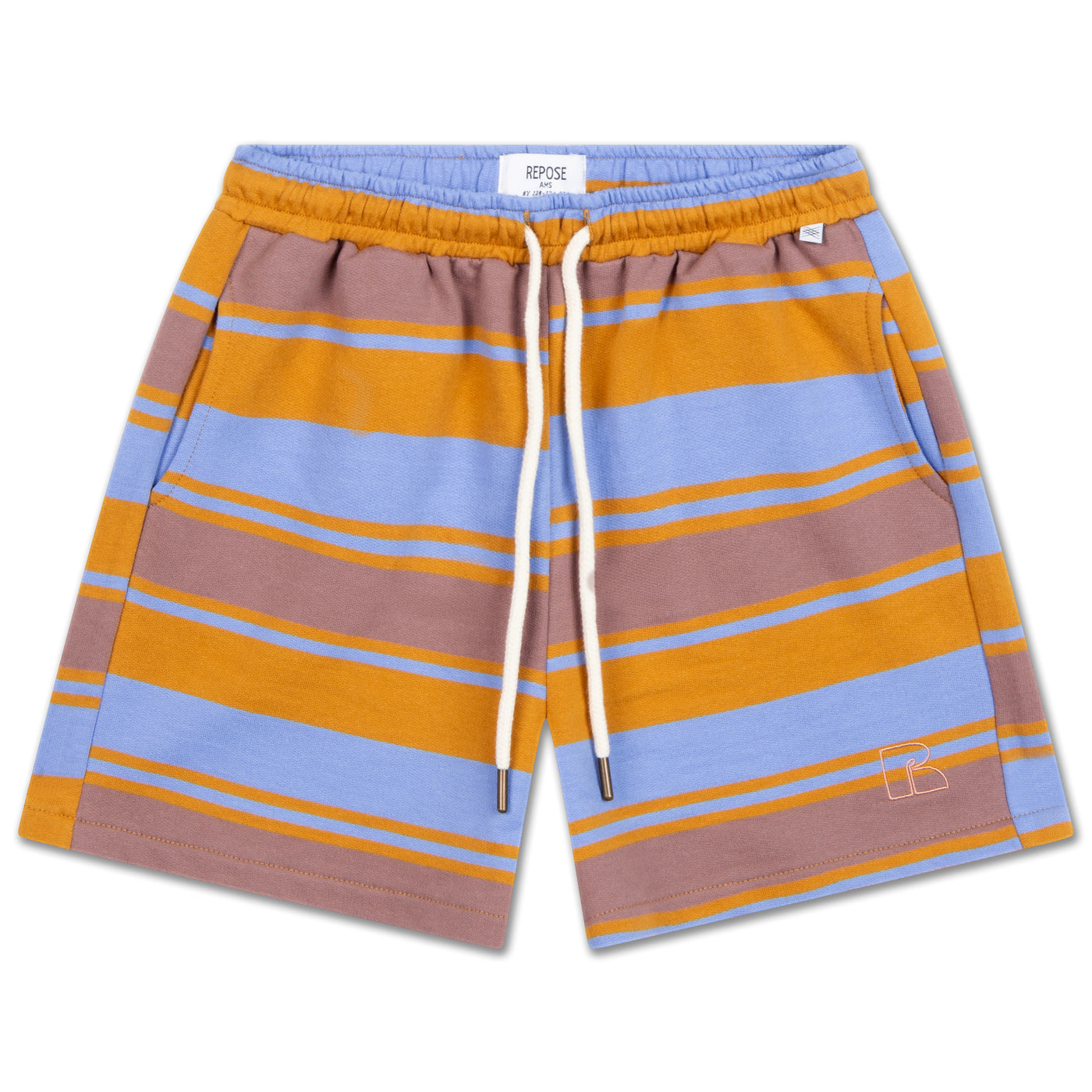 shorty - multi blue powder stripe