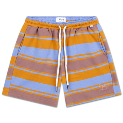 shorty - multi blue powder stripe