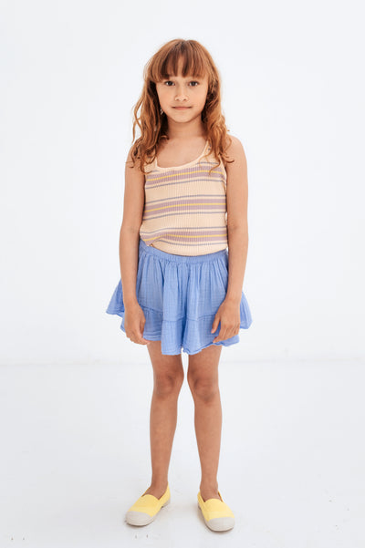 skirt short - lavender blue