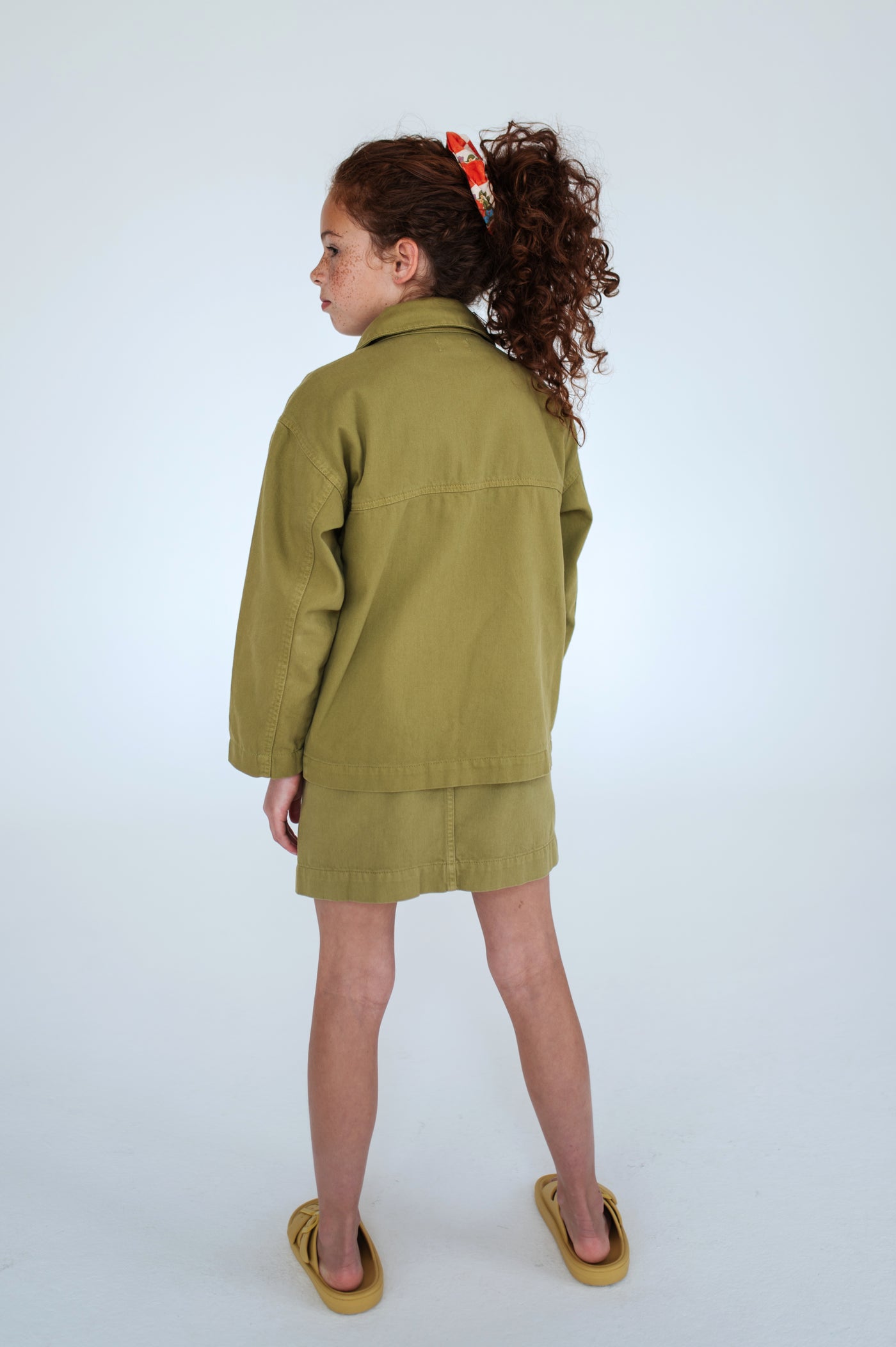 pocket jacket - green moss