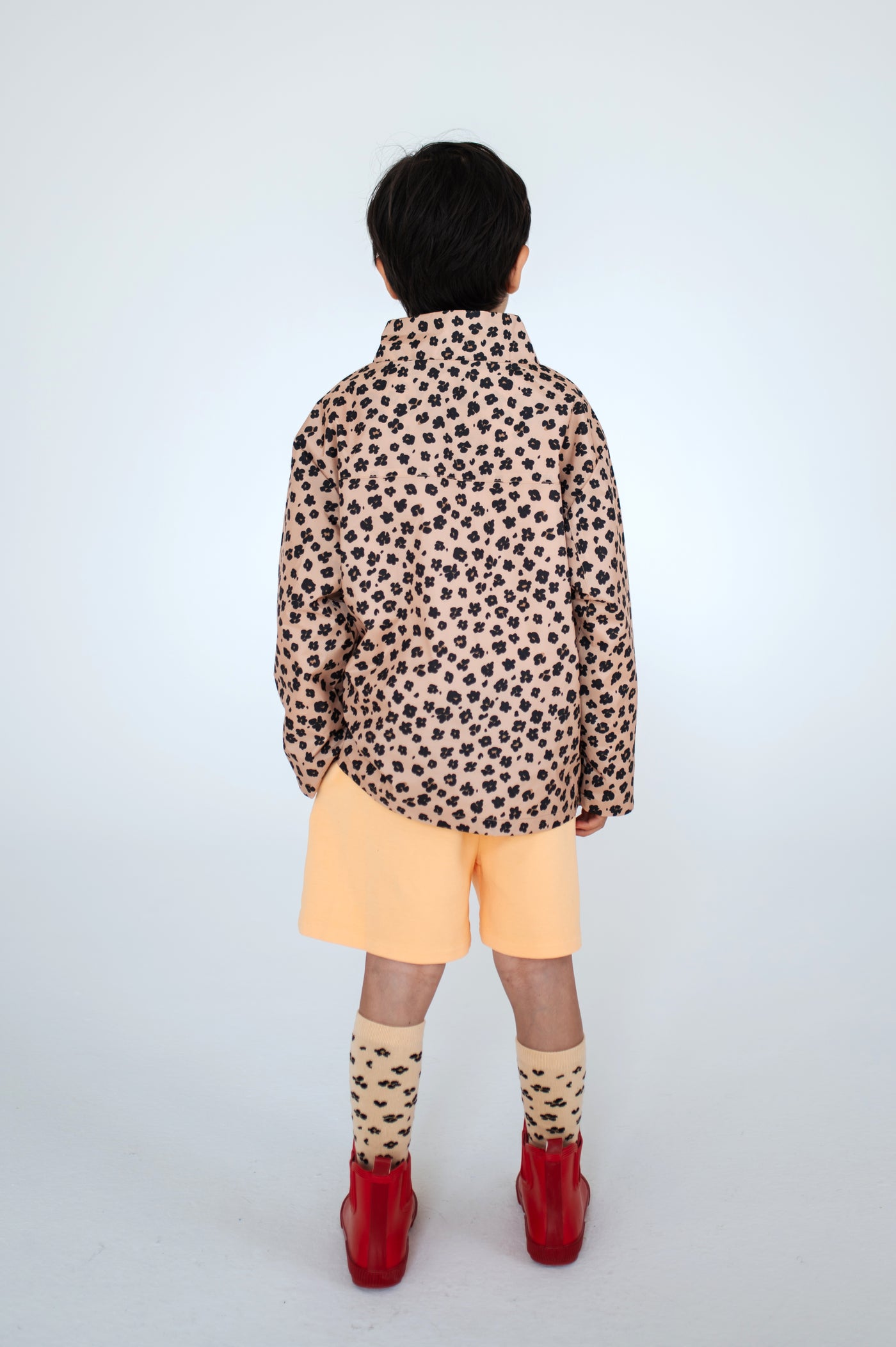 summer jacket - leopard flower