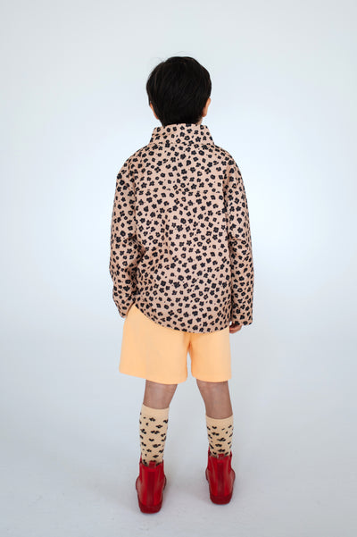 summer jacket - leopard flower