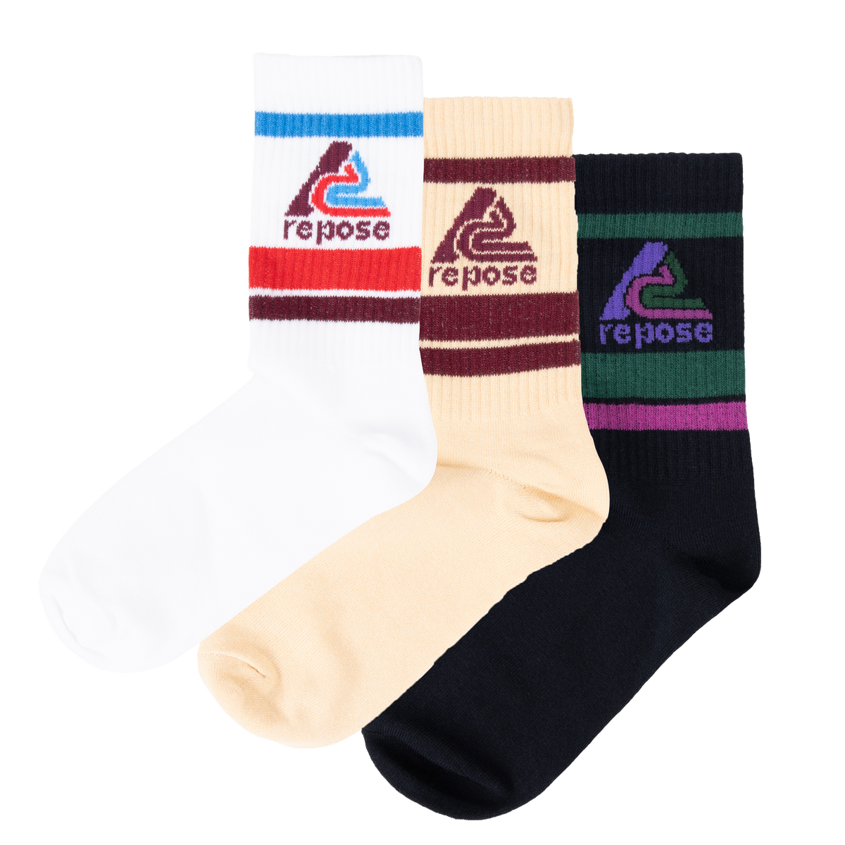 3 pack sporty socks - 3 pack logo