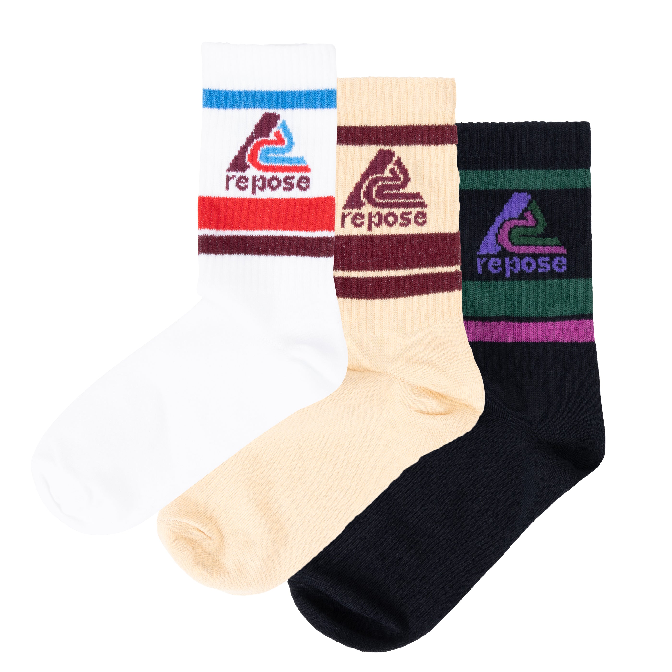3 pack sporty socks - 3 pack logo
