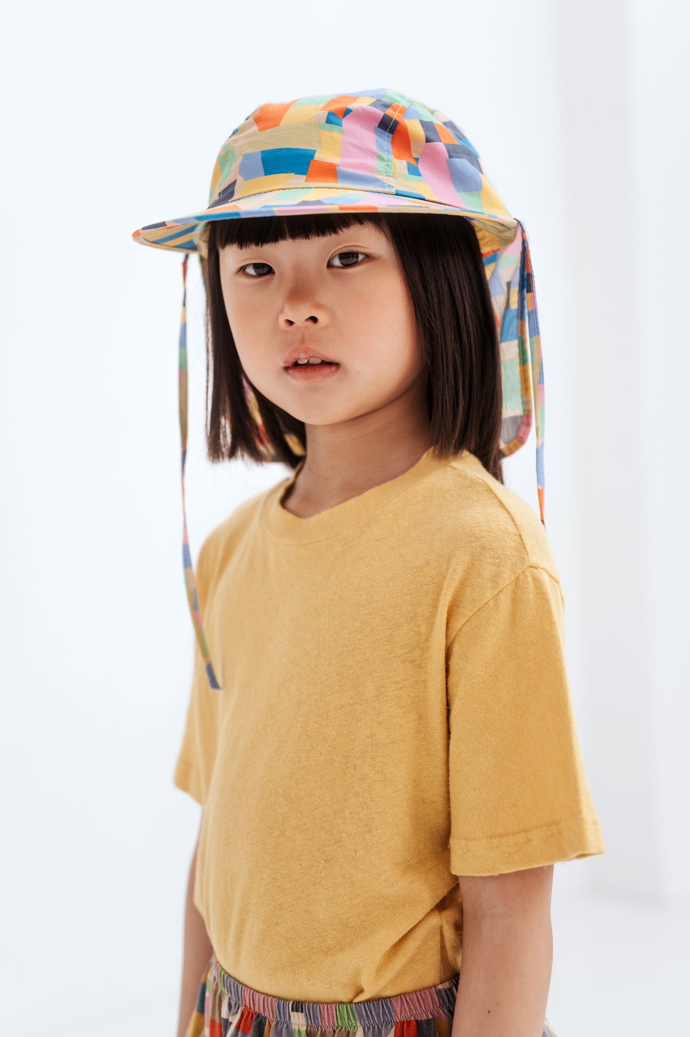 summer hat - graphic color block