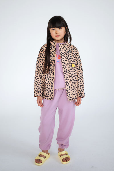 summer jacket - leopard flower