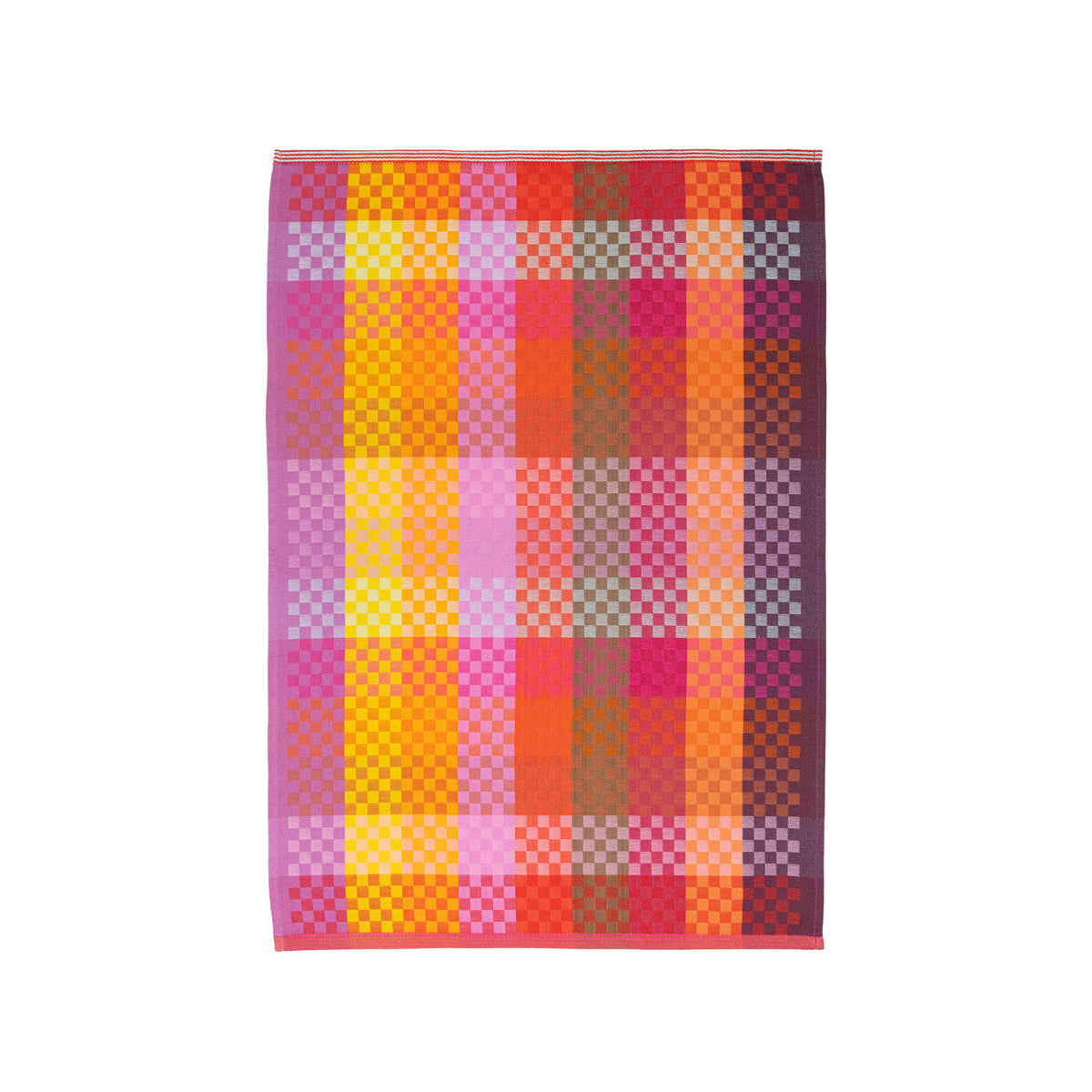foekje fleur - tea towel #136A checkered check