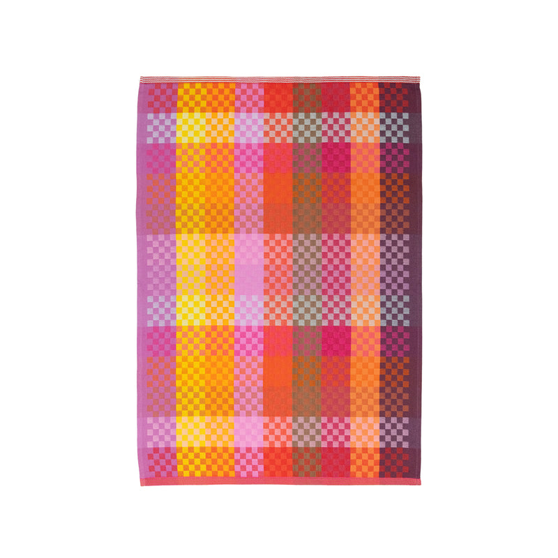 foekje fleur - tea towel #136A checkered check