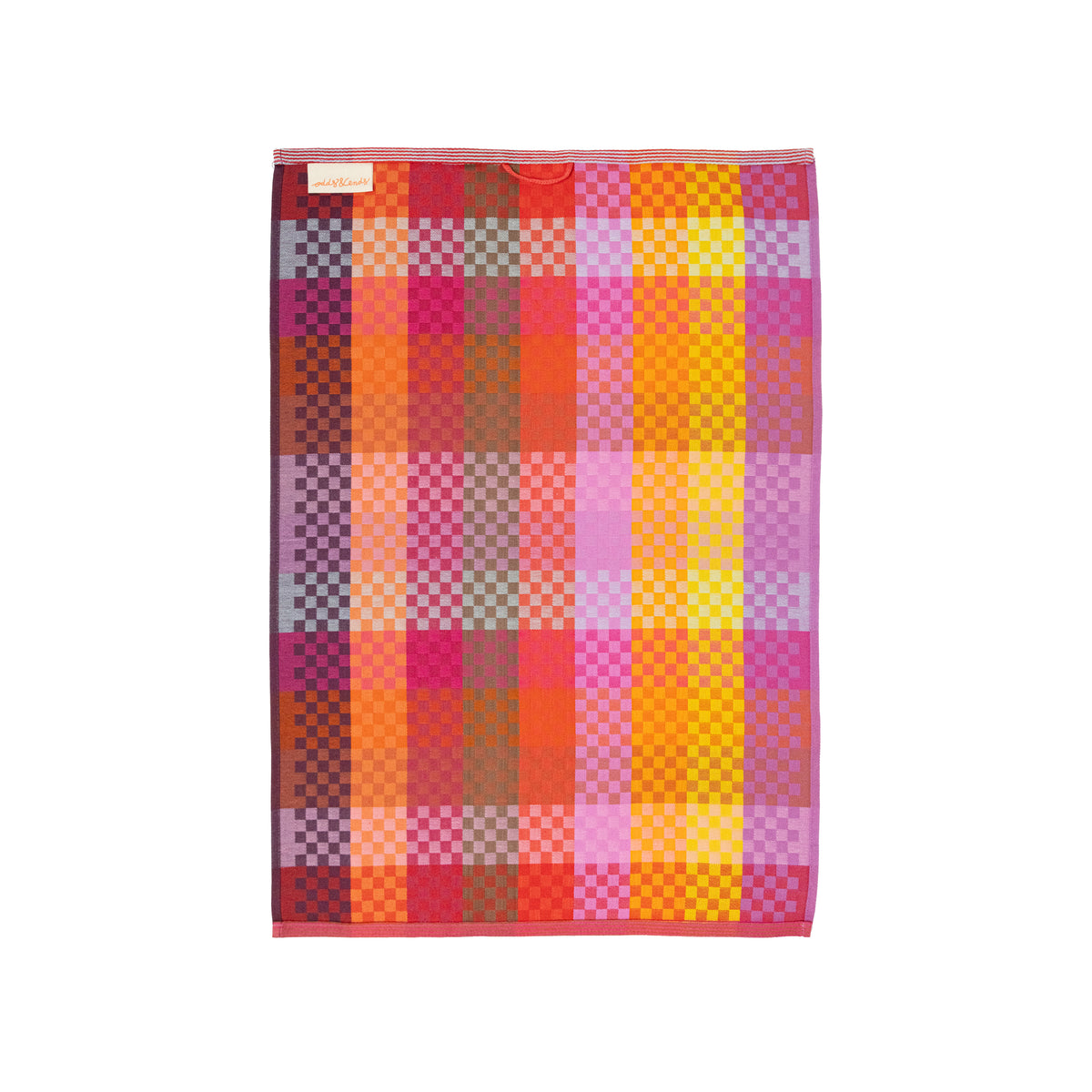 foekje fleur - tea towel #136A checkered check