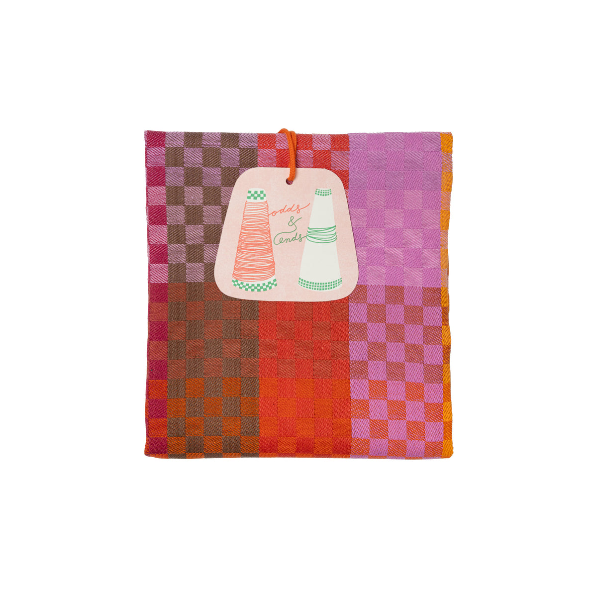 foekje fleur - tea towel #136A checkered check